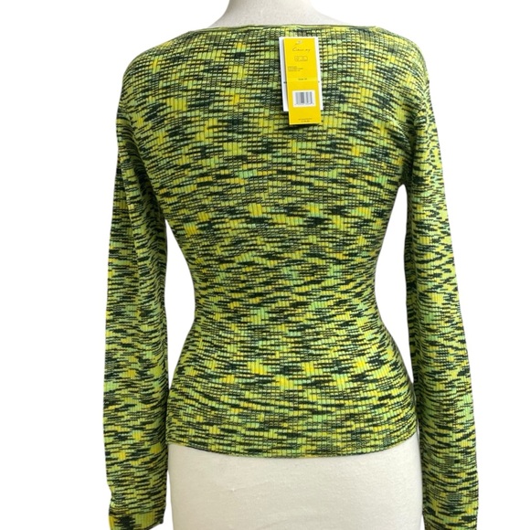 Circus NY by Sam Edelman NWT Twisted Front Long Sleeve Knit Top med - Picture 5 of 11